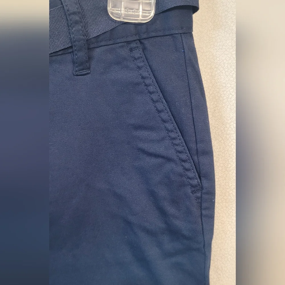 NEW!Children's Place Girls Size 14 Navy Blue Flared Pants Preppy School Casual